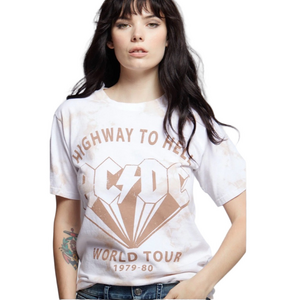Recycled Karma AC/DC Highway to Hell World Tour Tee NEW Size M Tie Dye Unisex